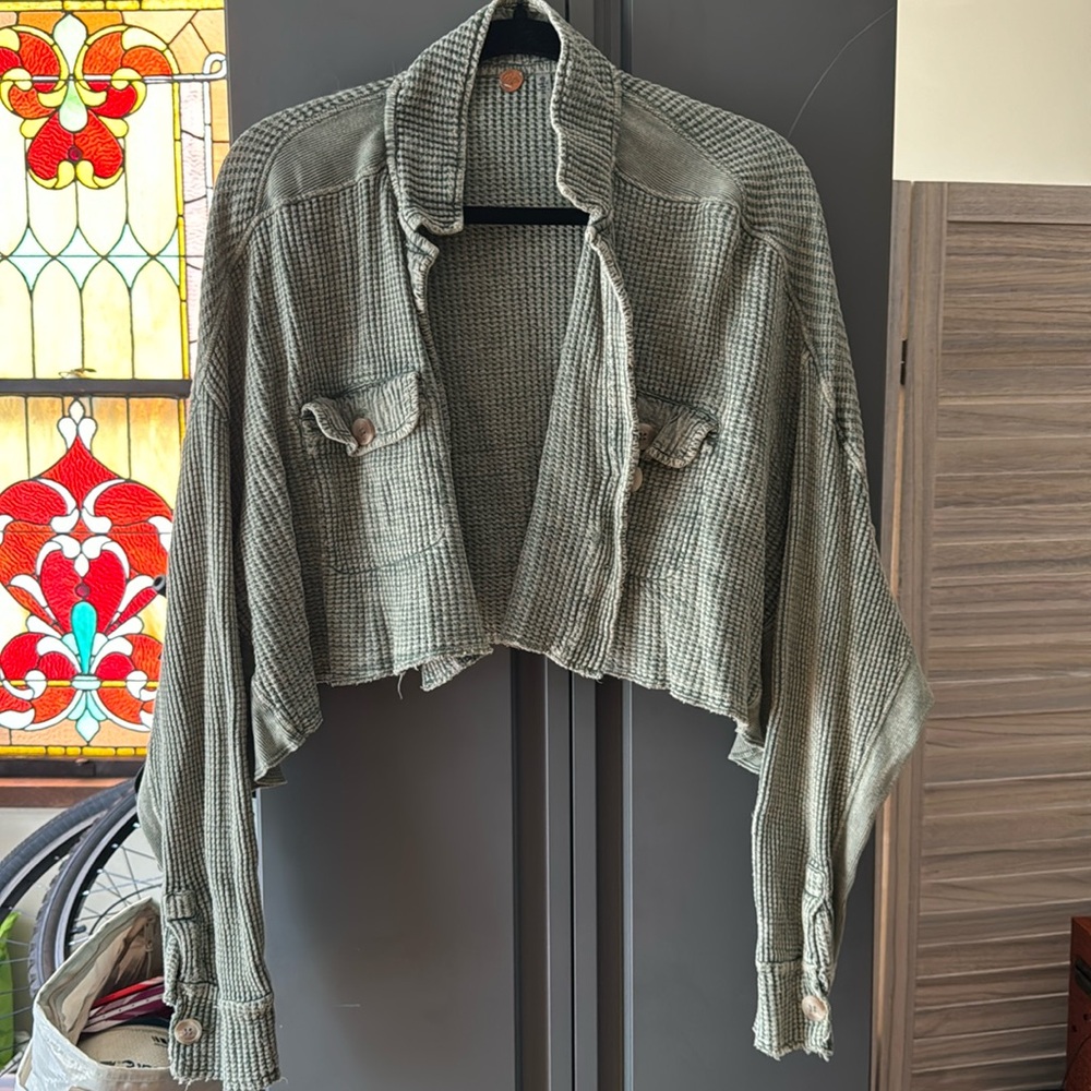 Free people scout cropped jacket
